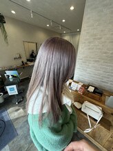 フェーデヘアーデザイン(fede hair design)&nbsp;透明感カラー＋髪質改善tr