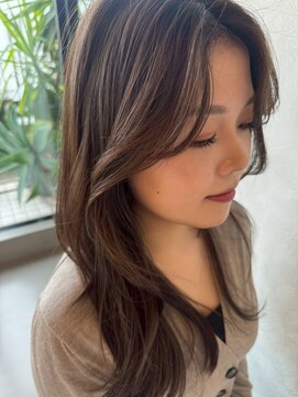 ラシェンテ みのおキューズモール(La Sente) 顔まわりレイヤーロング