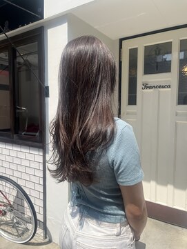 フランチェスカ(Francesca) グレーアッシュ/寒色カラー/透明感カラー/暗髪カラー