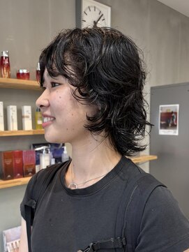 ナループロア ハチ(Nalu pu loa hachi) レイヤーパーマ/レイヤーカット/くせ毛風パーマ/ドライパーマ