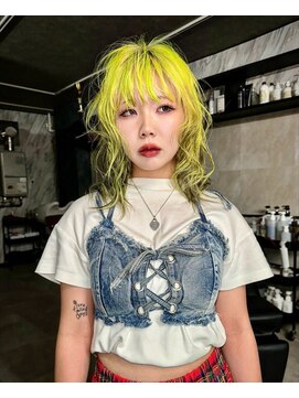 パレット 難波(Palette) ショートカットミニウルフカットショートウルフチェリーブラウン