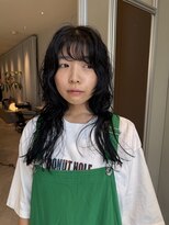 ノラギンザユー(NORA GINZA/U)&nbsp;レイヤーパーマレイヤーカット顔周りレイヤーくせ毛パーマ