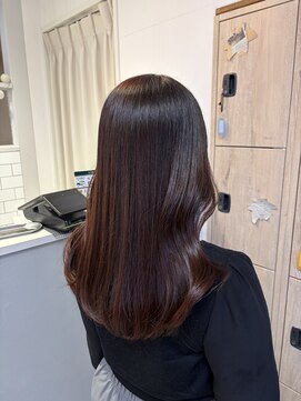 [Ikeda]赤みのあるピンクベージュカラー