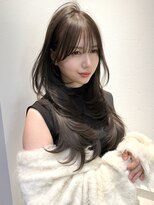 ロンプ(romp)&nbsp;レイヤーカットロングレイヤーハイレイヤー顔周りレイヤーii