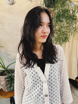 ヒュージ 三軒茶屋(huge) くせ毛風パーマ/レイヤーカット/ニュアンスパーマ/20代30代