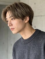 ノエルヘアー(Noel hair)&nbsp;韓国マッシュセンターパートダウンパーマニュアンスパーマウルフ