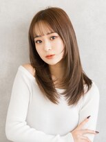 エスドットブルーム 梅田店(S.BROOM) レイヤーカット/透明感オリーブベージュ