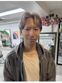 ホワイトベージュ+エンドカラー