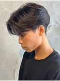 MEN’S/リバースセンターパート/ニュアンスパーマ/群馬高崎