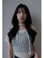アンブル リュクス 池袋(amble luxe) くびれレイヤー/くびれ巻き/シースルーバング