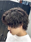 縦落ちツイストスパイラルミディアムウルフ