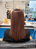 髪質改善ストレートで叶う艶やかロングヘア