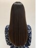 【早く実感したい方　Uni.髪質改善+縮毛矯正コース】カット付き