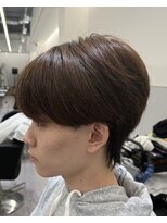 ビカム 名駅EAST(become) ブラウンカラーナチュラルマッシュ/メンズ縮毛矯正/名古屋