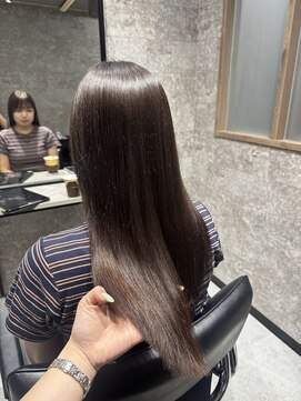 アネロ 名駅(anhelo) ブラウン×髪質改善ストレート