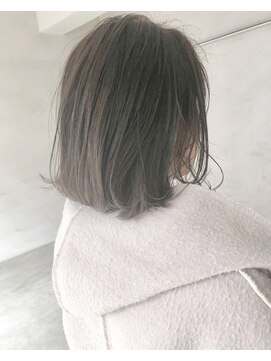 ヘアーアンドアトリエ マール(Hair&Atelier Marl) 【Marl】ダークグレージュのナチュラルボブ♪