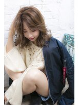 アジールヘア 所沢プロペ通り店(agir hair)&nbsp;ストレートとカールのミックスロング【所沢/レイヤー/ひし形】