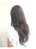 ロングパープルブラウン