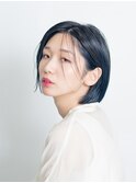 大人のシンプルボブ