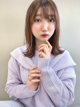 エマエコル(Emma ecole) Emma ecole お手入れ簡単♪外ハネ×シースルー前髪 by.mai