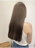 池袋 イルミナカラー ダブルカラー ストレートヘア ベージュ♪