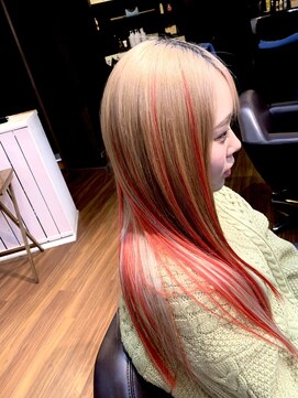 ロケール(locale) 朱色エクステ