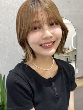 サンド 池袋(sand) イメチェン/ボブ/ミディアム/インナーカラー/かみしあ