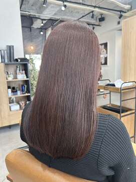 テラスヘア 新潟駅南(TERRACE hair) 艶髪ピンクラベンダーブラウン
