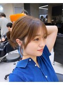 韓国レイヤー/韓国風/ボブ/髪質改善/黒髪/ブリーチなし〔池袋〕