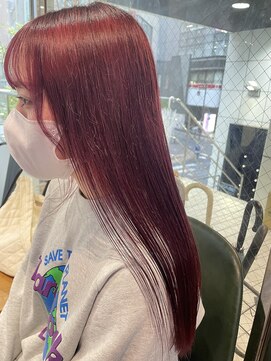 ヘアーアンドメイク ビス(HAIR&MAKE bis) 今流行りのカラーはこれ！レッドカラー【立川/加藤沙久楽】