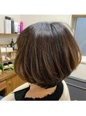 ふんわり毛先ワンカール大人ショートボブ美髪【カミケン清明店】