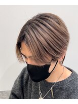 メンズヘアセンス 渋谷(MEN'S HAIR SENSE) アッシュブラック/ウルフ/マッシュパーマ/ハイライト/渋谷