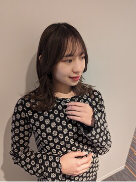 ヘアーアンドメイク エクリ 不動前店(Hair&Make equri) 外ハネミディアム