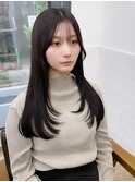 韓国前髪顔周り×小顔フェイスレイヤー[横浜/縮毛矯正/前髪矯正]