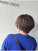 【簡単スタイリング】乾かしただけで決まるショートボブ◎