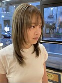 透明感★オリーブベージュ