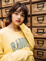 エーバイフー 江坂店(A BY WHO)&nbsp;A BY WHO江坂/ハネハネひし形ボブ/透明感カラー