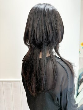 ネオリーブカップ 町田店(Neolive capu) くらげレイヤー メルティカラー 似合わせカット