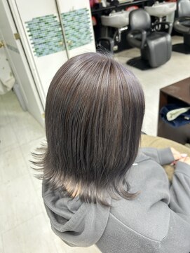 アイズ 本厚木(AIZU) バレイヤージュ グレー