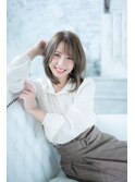 レイヤーミディアムボブ似合わせカット