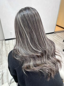ベルヘアーデザイン 堺東(Belle hair Design) コントラストハイライト/ハイライト/外国人風/レイヤーカット