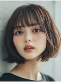 20代30代40代◎ナチュラルボブ/インナーカラー/髪質改善