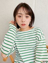 ガーデン オオタカノモリ(garden otakanomori)&nbsp;前髪ありニュアンスレイヤーボブ×耳かけアンニュイ肩ボブ