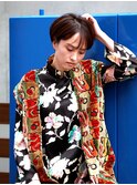 ヒッピー×マッシュショート