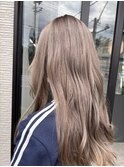 ブリーチカラー　シルバーベージュ♪