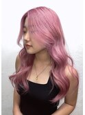 #ペールピンク　#ハイトーン　#ケアブリーチ