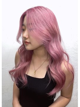 ヘアサロン エフ 渋谷(F) #ペールピンク　#ハイトーン　#ケアブリーチ