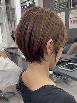 ブレス ヘアデザイン(BLESS hair design) 東静岡ショートボブくびれショートイルミナカラー顔周りレイヤー