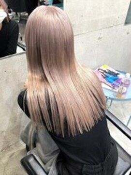 ベージュ/ダブルカラー/ケアブリーチ/髪質改善/原宿