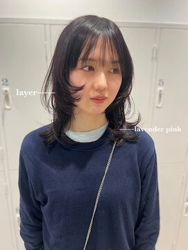 【サメシマ】大人かわいい☆レイヤー×ナチュラルピンク